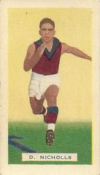 1934 Hoadley's Victorian Footballers #36 Doug Nicholls Front